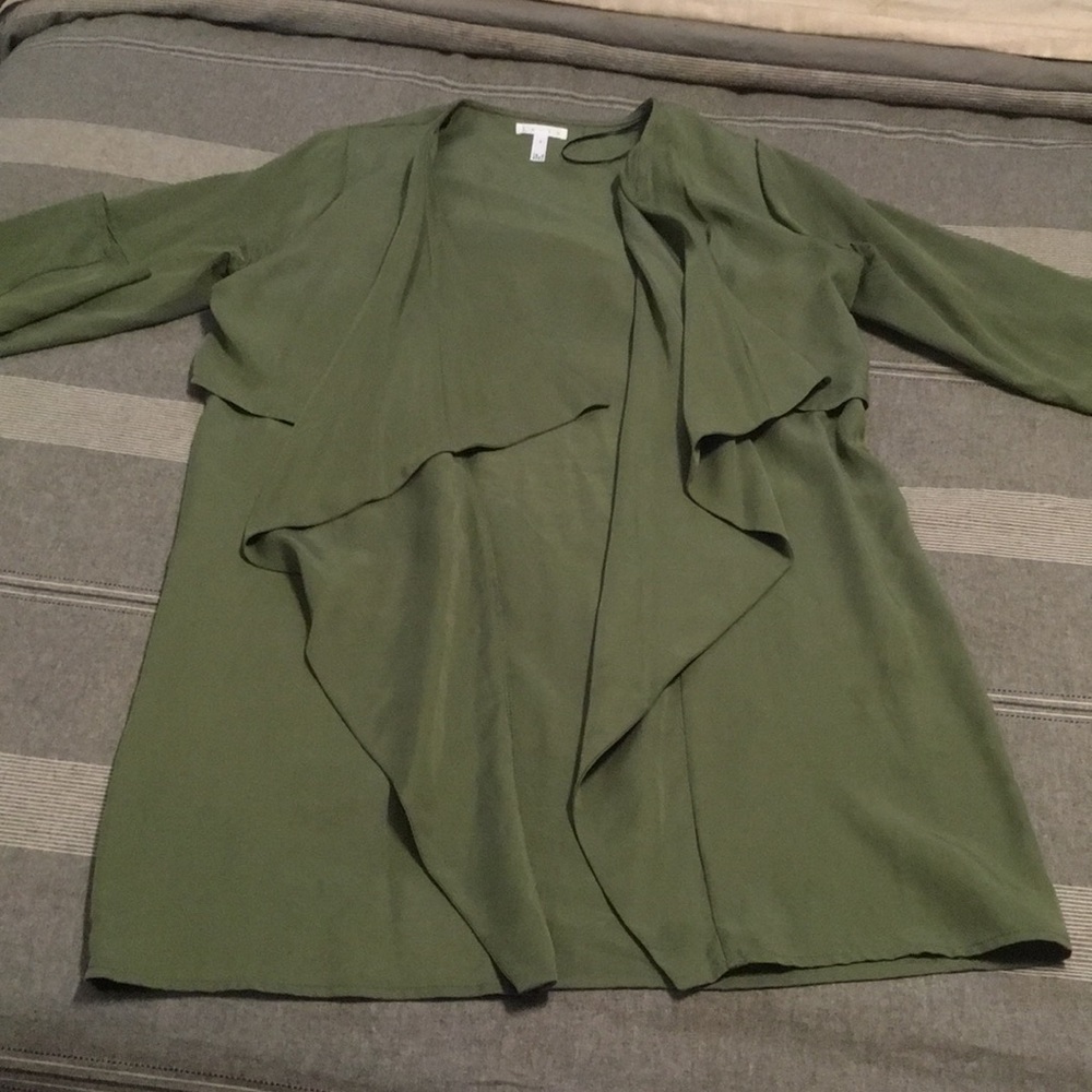 Olive green jacket by LEITH